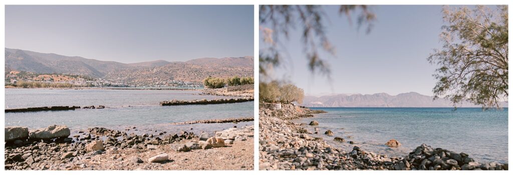 Beautiful destination wedding in Crete Greece