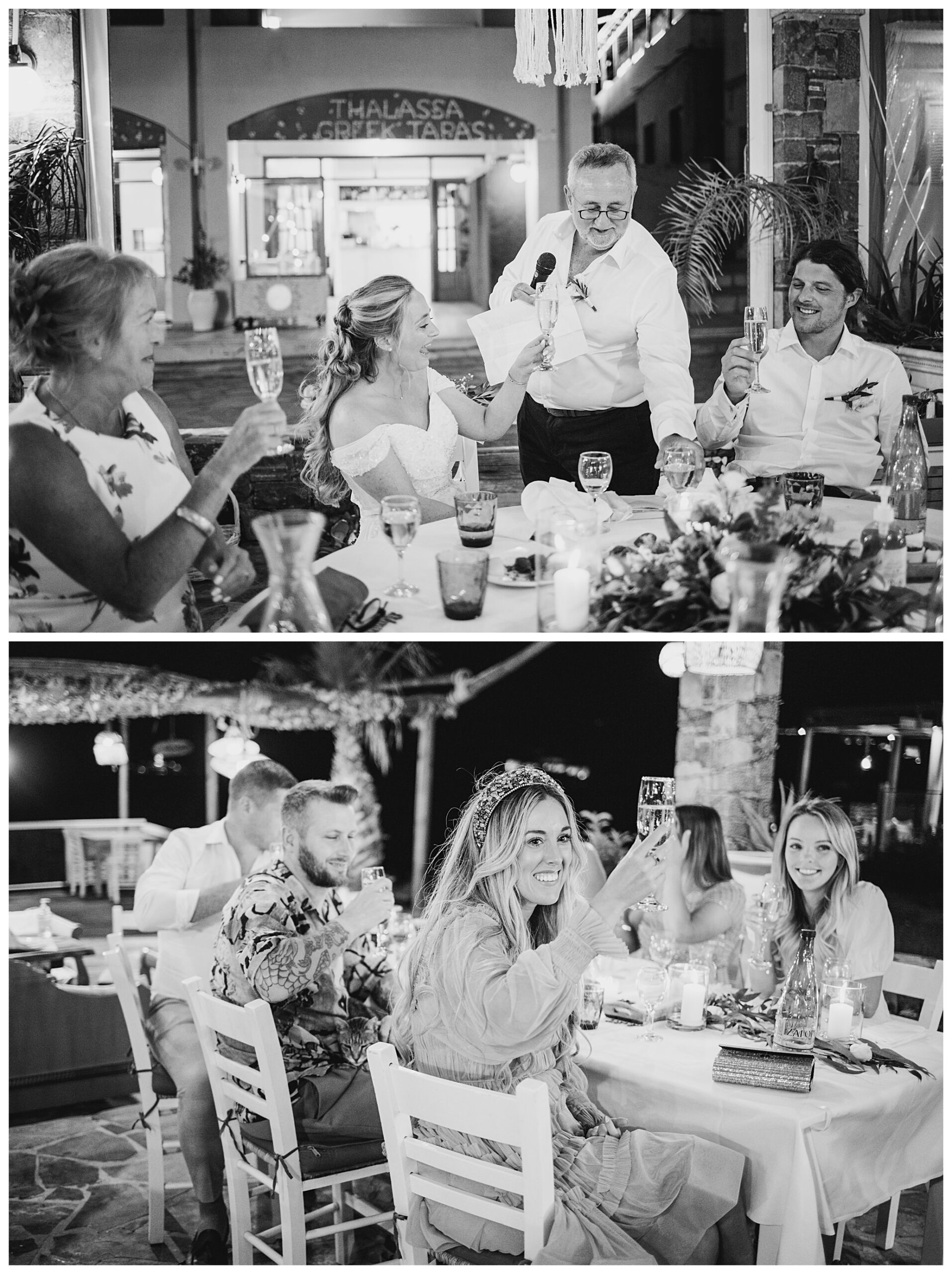 Beautiful destination wedding in Crete Greece