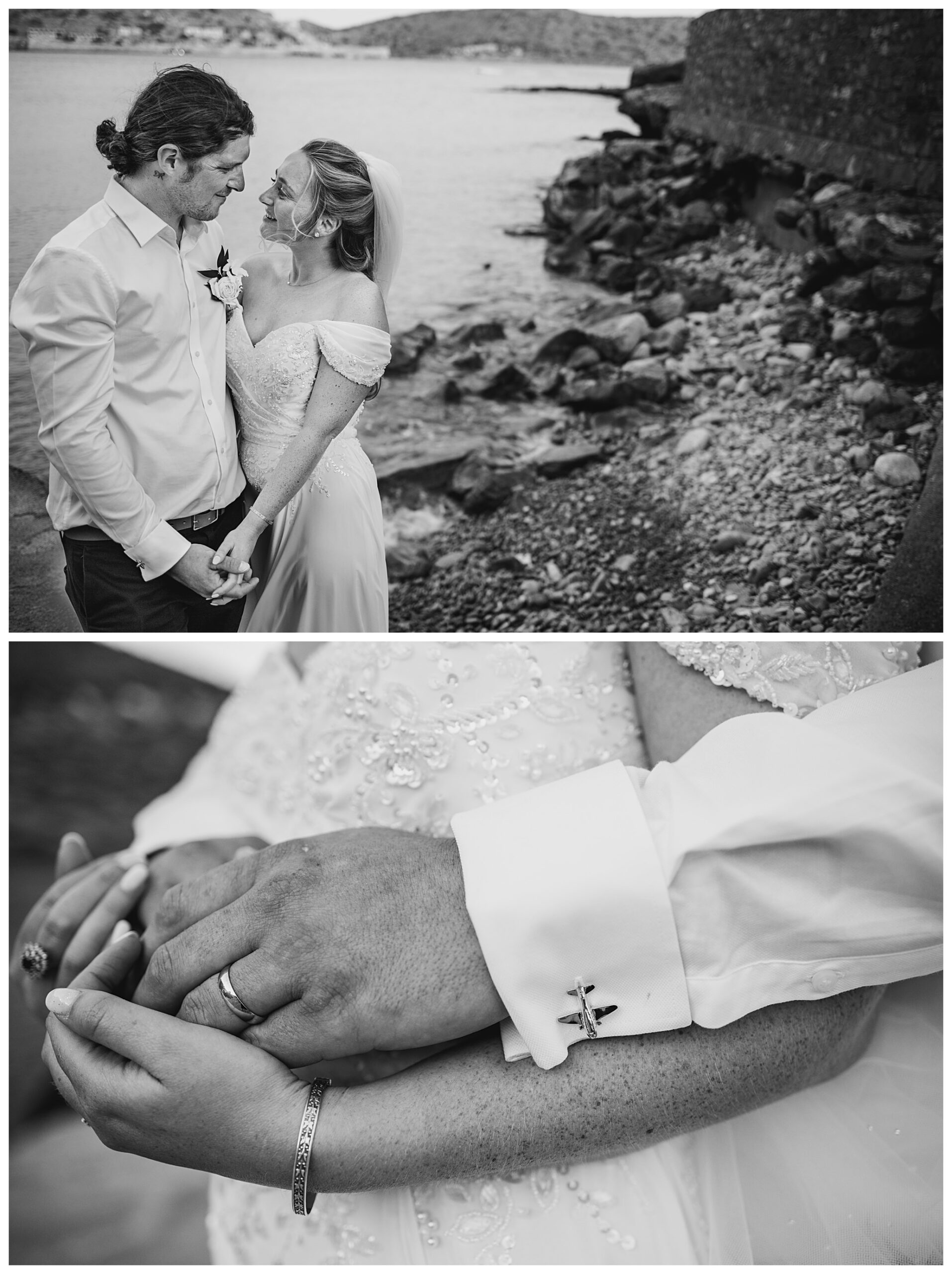 Beautiful destination wedding in Crete Greece