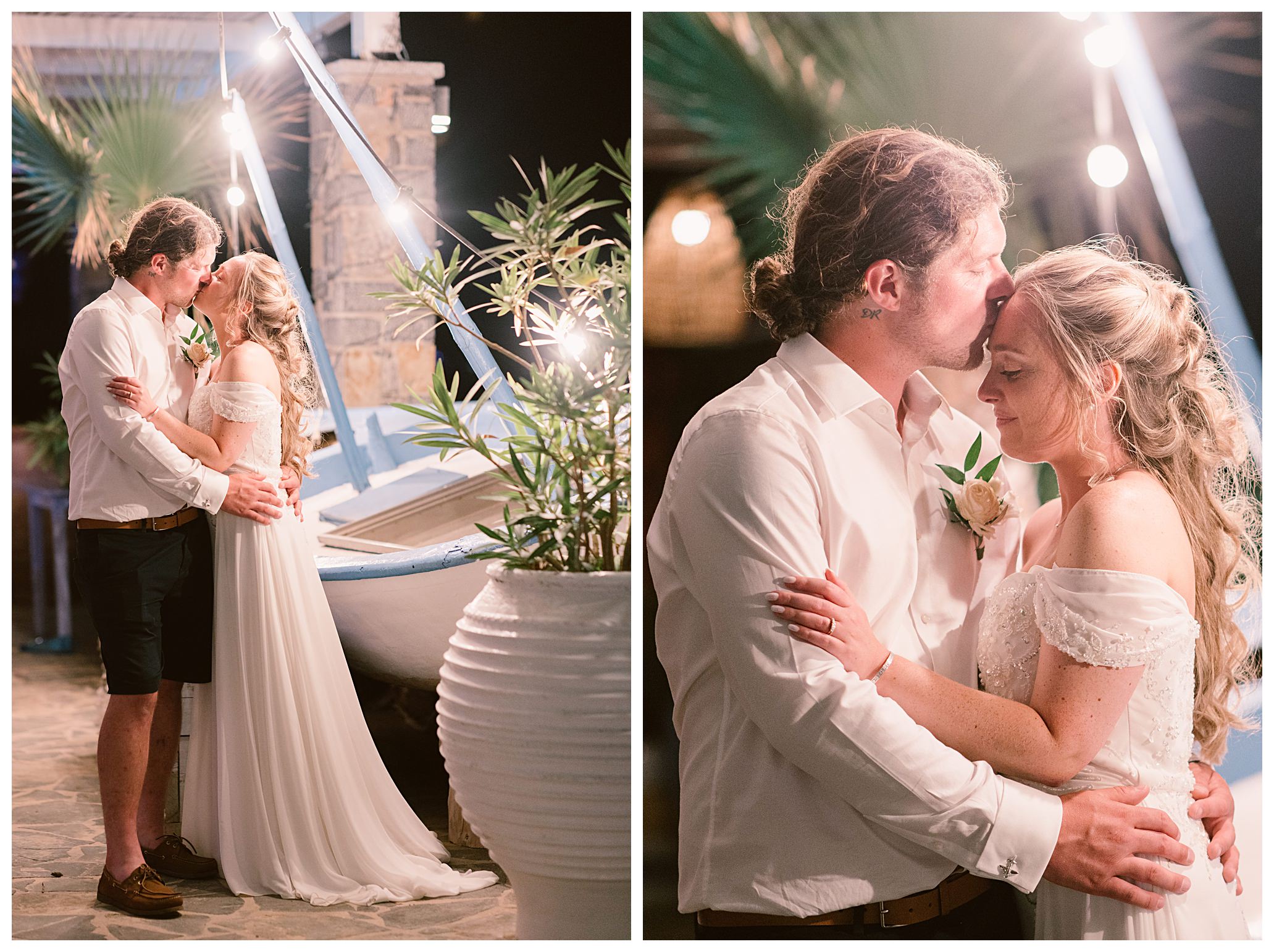 Beautiful destination wedding in Crete Greece