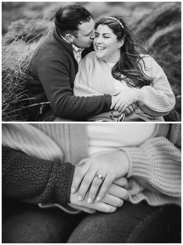 Windy Engagement Shoot at Hill Head