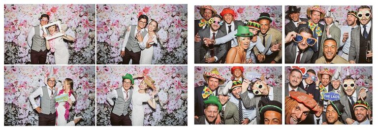 Real weddings by Hampshire wedding photographer Lucylou Photography photo booth